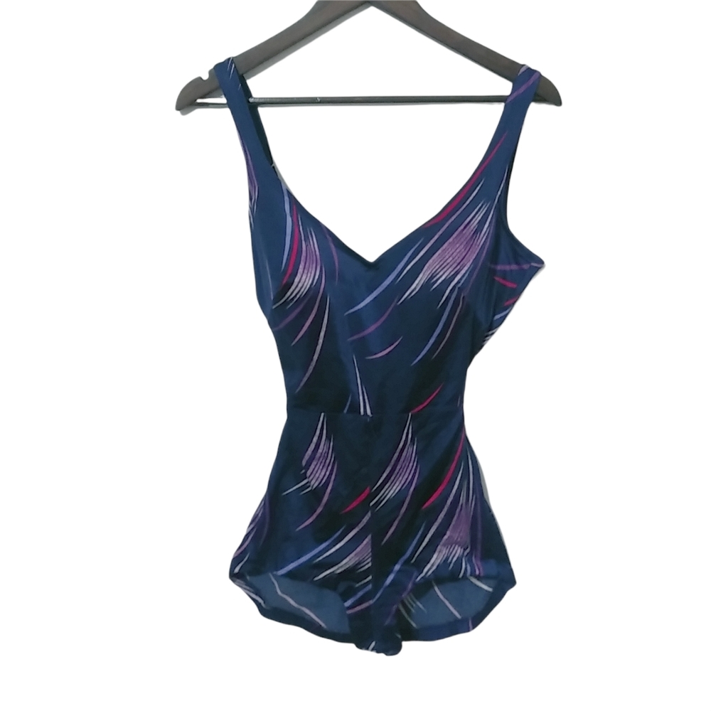 Vintage Rose Marie Reid 10 One Piece Swim Suit